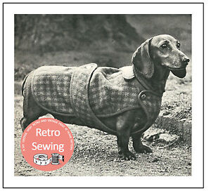 Sewing Pattern for a Dachshund Dog Coat in 2 sizes