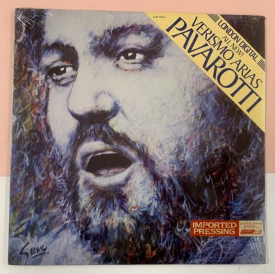 LUCINAO PAVAROTTI Verismo Arias 1980 IMPORT LP Digital *STILL SEALED* a8787 - Image 1 of 4