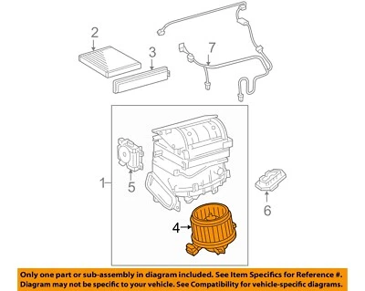 Used HVAC Blower Motor fits: 2008 Scion XB w/o cold climate package Grade A - Image 1 of 3