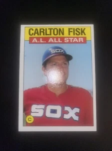 1986 Topps #719 Carlton Fisk Chicago White Sox All Star - Picture 1 of 2