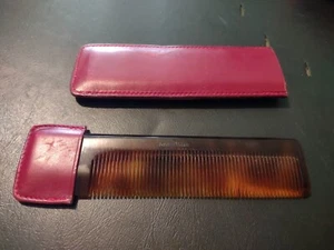 VINTAGE FATH MAN 5" TASCHENKAMM MIT ETUI MADE IN FRANCE - Bild 1 von 5