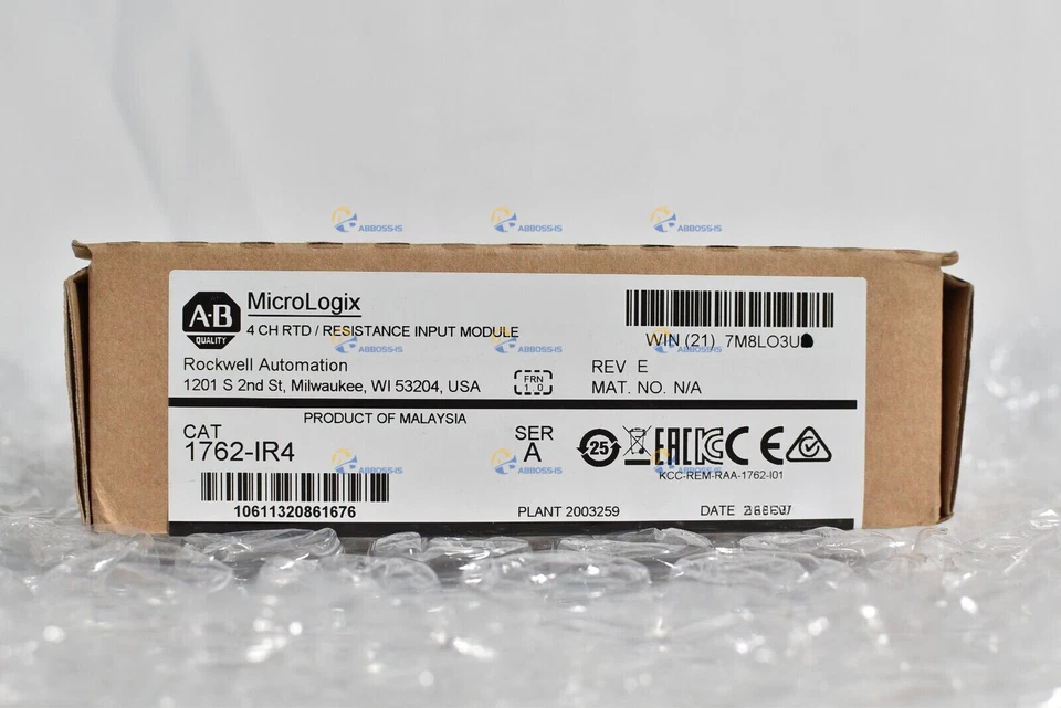 New Factory Sealed Allen-Bradley 1762-IR4 MicroLogix 4 Point Module