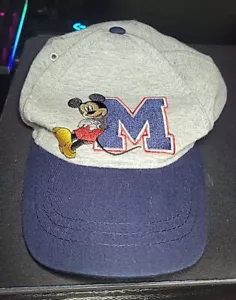 Disney Junior Mickey Hat Embroidered M & Mouse Snapback Kids Cap - Picture 1 of 4