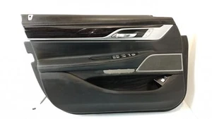 BMW OEM Door trim leather Dakota front left schwarz 7448485 7' G11 G12 G493504 - Picture 1 of 7