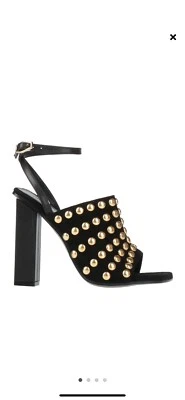 $685 Nuevo en Caja Sandalias Roberto Cavalli Correa al Tobillo Gamuza Tacones Altos 40 IT Foto 1 de 4