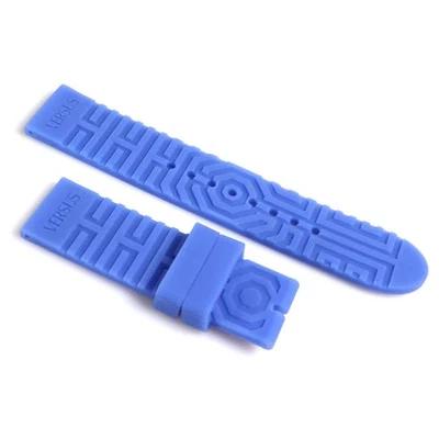 Versus by Versace VRS-SGU030013  Blue unisex Rubber Watch Band New - Image 1 of 2