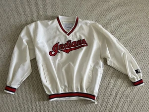 Chaqueta Pullover Bordada Vintage Starter Cleveland Indians Talla M Corea - Imagen 1 de 6