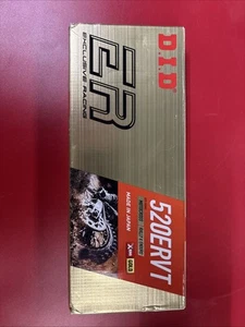 DID ERVT Enduro Motocross X-Ringkette Gold 520 Teilung 118 Glieder +Clipschloss - Foto 1 di 4