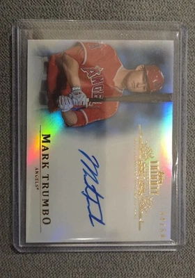 MLB Topps Tribute 2013 Mark Trumbo TA-MTR2 Gold /50 Auto - Image 1 of 2