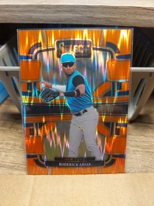 2024 Panini Select #63 Roderick Arias Orange Flash Prizm SP NEW YORK YANKEES  - Picture 1 of 2