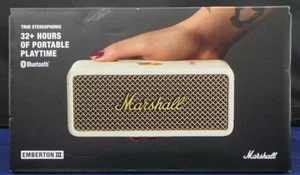 Marshall - Emberton III Tragbarer Bluetooth Lautsprecher - Creme BRANDNEU - Bild 1 von 4