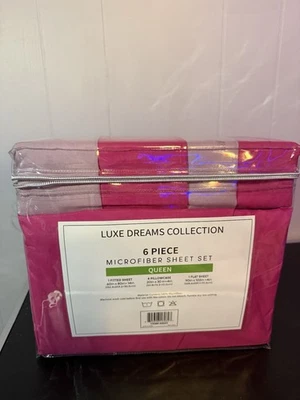 Queen Size Luxe мечты коллекции комплект 6 изделий из микрофибры лист хорошая ткань новый в - Изображение 1 из 2