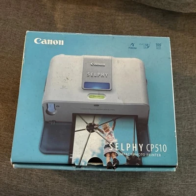 Canon Selphy CP510 Compact Photo Printer  4 x 6 Photos Open Box Unused - Image 1 of 4