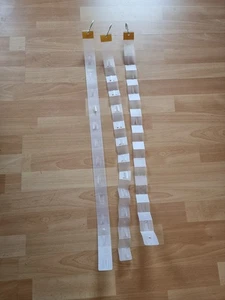 200 Kunststoff Hängestreifen – Supermarkt Regal Display - Kassenhakenleiste - Bild 1 von 2