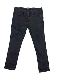 Wrangler Stranglers Mens Denim Jeans Size 32 L26" Skinny Black Western Stretch - Picture 1 of 14