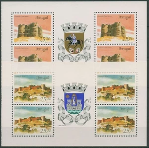 Portugal 1987 Castillos Castillos Cuaderno 1708/09 Hoja H MNH (C66052) - Imagen 1 de 1