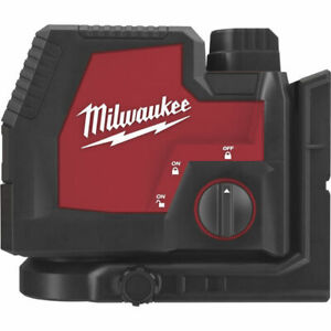 Milwaukee 3522-21 Plumb Point vert laser niveau ligne transversale USB kit rechargeable