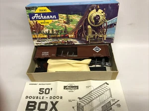 Athearn Rail Runner 120 Erie 50` Double Door Boxcar Custom Painted RARE! - Picture 1 of 4