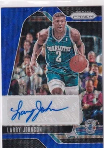 Panini Prizm 2024-25 NBA No. SIG-LJH Larry Johnson Auto Blue Wave Prizm - Bild 1 von 2