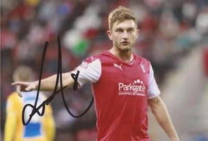 FOTO DE ACCIÓN 6x4 firmada por Lee Frecklington Rotherham: + certificado de autenticidad - Imagen 1 de 1