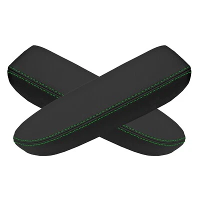 Fits 03-07 Lexus GX 470 Leather Armrest Door Panel Cover Green Stitch Foto 1 de 4