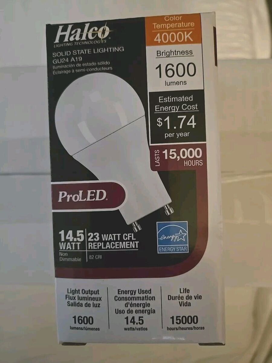 60-Watt Equivalent 9.5-Watt A19 Dimmable Energy Star LED Light Bulb Cool White 4000K 81157 60-Watt Equivalent 9.5-Watt A19 Dimmable Energy Star LED Light Bulb Cool White 4000K 81157