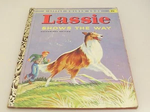 Little Golden Book LGB Lassie Shows the Way “A” Edition 1956 - Picture 1 of 12