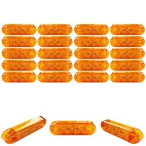 20x 3 LED Gelb Begrenzungsleuchten 12V 24V Positionsleuchten LKW PKW Anhänger B1 - Bild 1 von 3