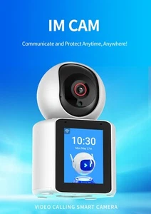 1080P Video Call Camera for Elderly/Kids - 120° View, Night Vision, AI, 350° PTZ - Picture 1 of 23