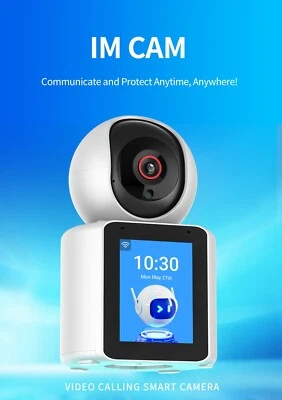 1080P Video Call Camera for Elderly/Kids - 120° View, Night Vision, AI, 350° PTZ - Image 1 of 4