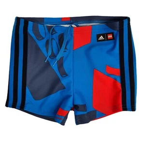 Adidas X lego Children's Boy's Swim Trunks Swim Shorts Boxer Stones Blue - Picture 1 of 6