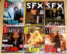 LORD OF THE RINGS 6 x magazine bundle - Starburst, SFX - Return of the King