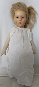 Käthe Kruse Puppe, 37 cm, deutsches Kind Ende 50er, Anfang 60er Jahre - Bild 1 von 8