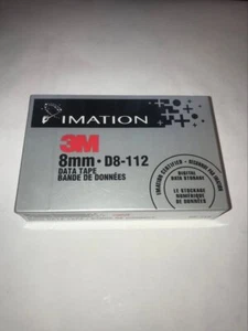 Imation D8 D-Eight Data 8mm Tape/Cartridge 112m D8-112 NEW - Afbeelding 1 van 2