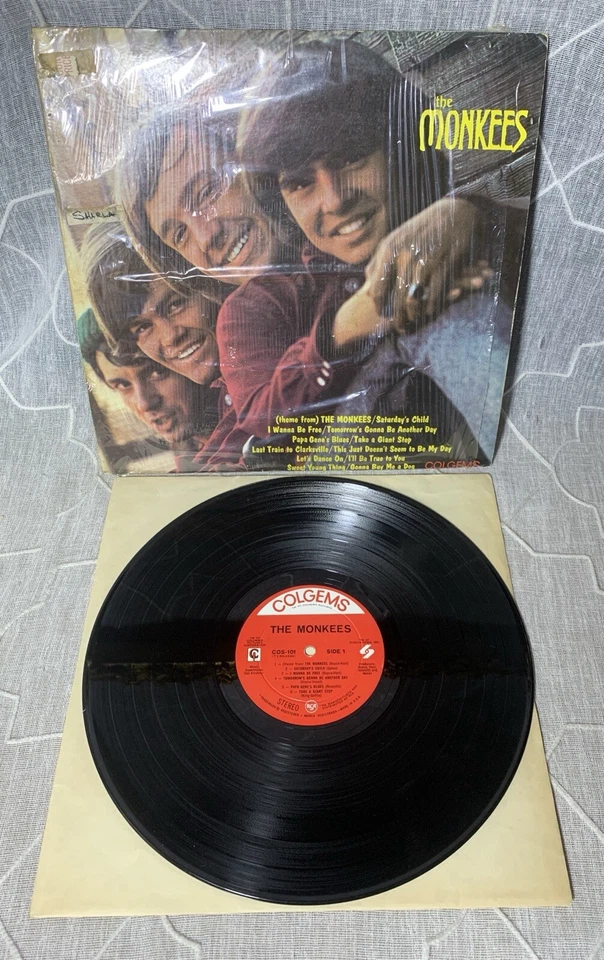 THE MONKEES self-titled debut LP on Colgems First Press Vtg Vinyl EX - Image 1 of 4