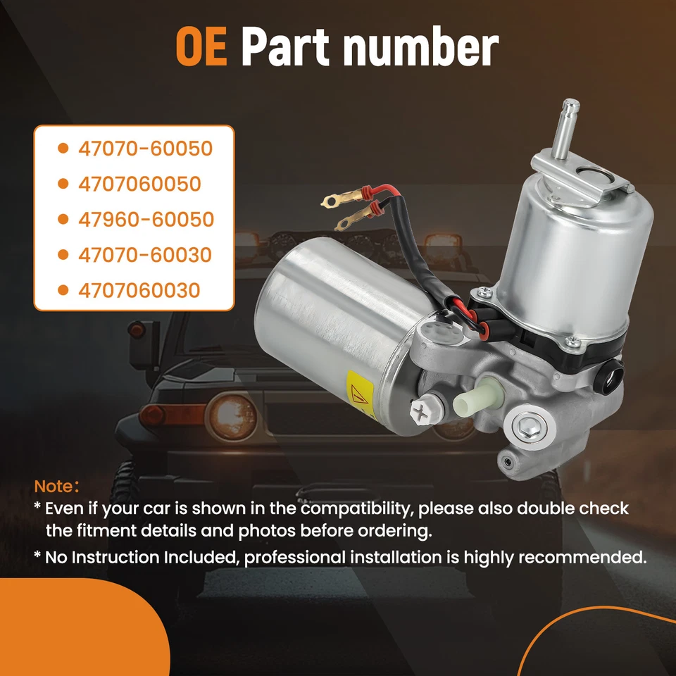 ABS Pump Brake Booster Motor Assy W/accumulator For Toyota Land Cruiser - Изображение 1 из 4