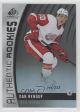 2017-18 SP Game Used Authentic Rookies Rainbow /223 Dan Renouf #159 Rookie RC