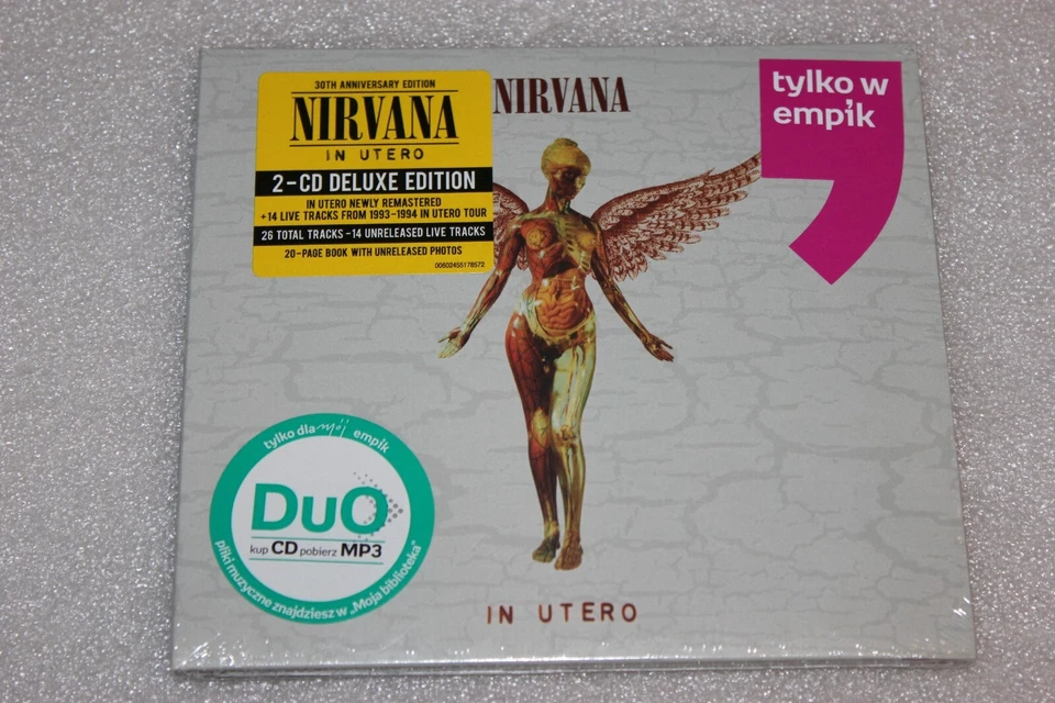 Nirvana 'In Utero' (30. Jahrestag) 2CD - NEU & VERSIEGELT
