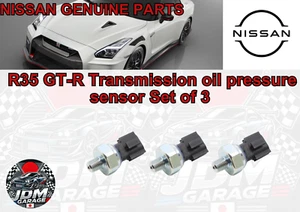 Nissan Genuine R35 GT-R Transmission oil pressure sensor Set of 3 New - Picture 1 of 3