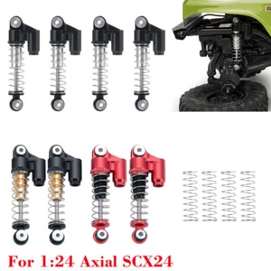 4PCS 31MM 1/24 RC Car Crawler Aluminum Threaded Shock Absorber for Axial SCX24 - Picture 1 of 16