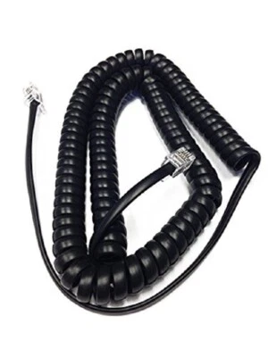 NEW 12 Foot Black Handset Cord for NEC DSX DTH DTP DTU DTL DTR ITR Series Phone
