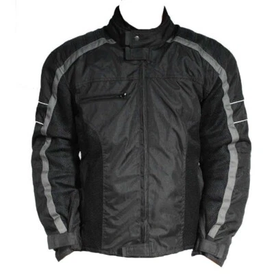 Giacca Giubbino Impermeabile Moto Scooter Tecnico Con Protezione Urbano Nero - Immagine 1 di 3