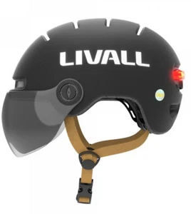 Fahrradhelm E Bike mit Licht Livall L23 Schwarz L 58 bis 62 cm - Picture 1 of 12