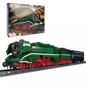 Mould King 12007 German Express Zug Dampflokomotive Klemmbausteine Spielzeug MOC - Bild 1 von 10