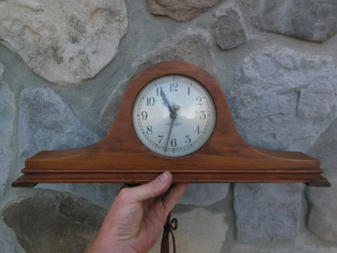 Vintage Diamond Electric Made In USA Electric Mantle Shelf Clock Working! Cover