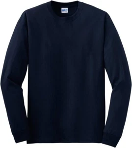 Gildan Heavy Cotton 100% Cotton Long Sleeve T-Shirt. - Picture 1 of 10