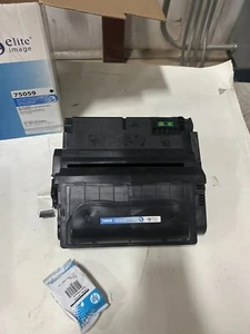 Elite Laser Toner Cartridge 12000 Page Yield Black 75059 HP38A Compatible Q1338A - Picture 1 of 5