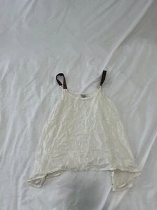 Women's Empyre Racerback Tank Top Medium  White shirt 5xx - Picture 1 of 8