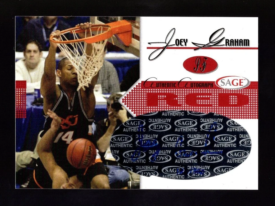 2005 RED A9 JOEY GRAHAM RC AUTO AUTOGRAPH 186/300 - Image 1 of 1