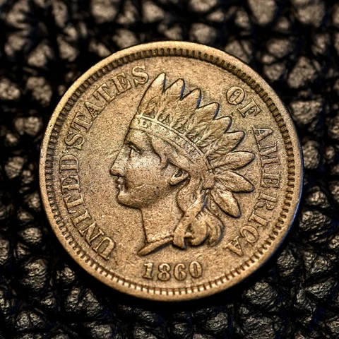 (ITM-3752) 1860 Pointed Bust Indian Cent ~ XF+ Condition ~ THIS COIN SHIPS FREE! Cover